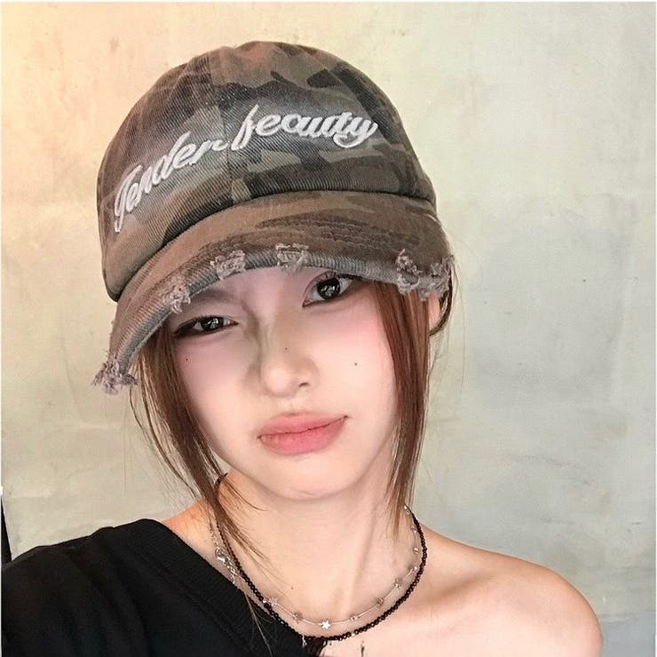 楽天市場】SHEENA 迷彩柄刺しゅうロゴダメージキャップ 帽子 : SHOPLIST
