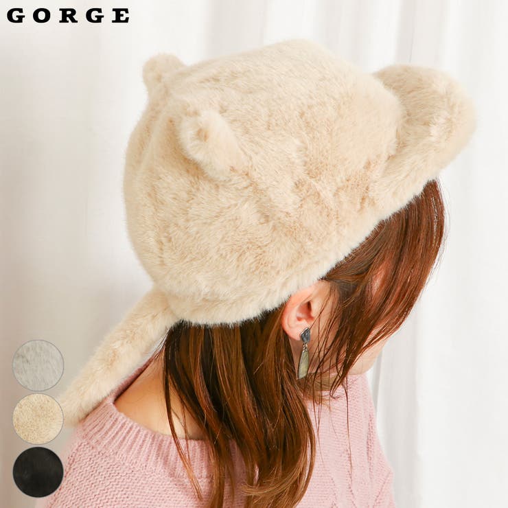 楽天市場】GORGE しっぽ付きネコ耳ファーCAP 帽子 : SHOPLIST