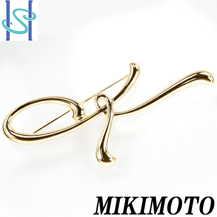 楽天市場】☆1/26 ミキモト ブローチ K18 イエローゴールド K