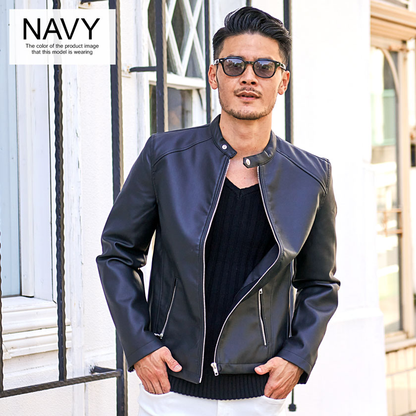 楽天市場】【送料無料】ライダースジャケット メンズ シングル メンズ