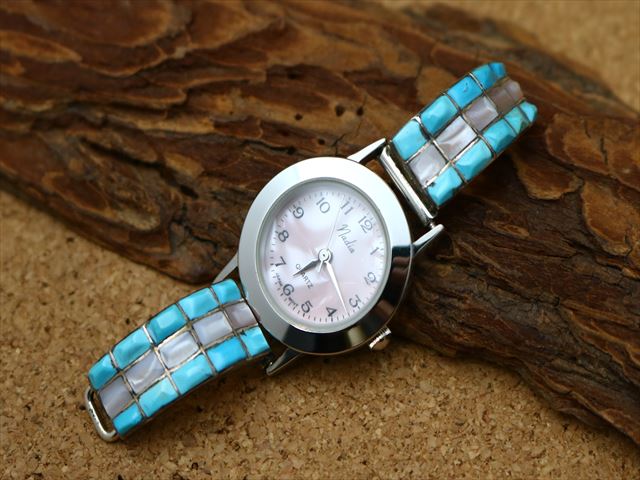 楽天市場】インディアンジュエリー ズニ族 ターコイズ ホワイトシェル