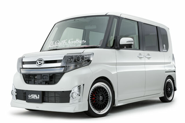 楽天市場】LA600 タントカスタム用 ABS製エアロSEVEN フロントリップ