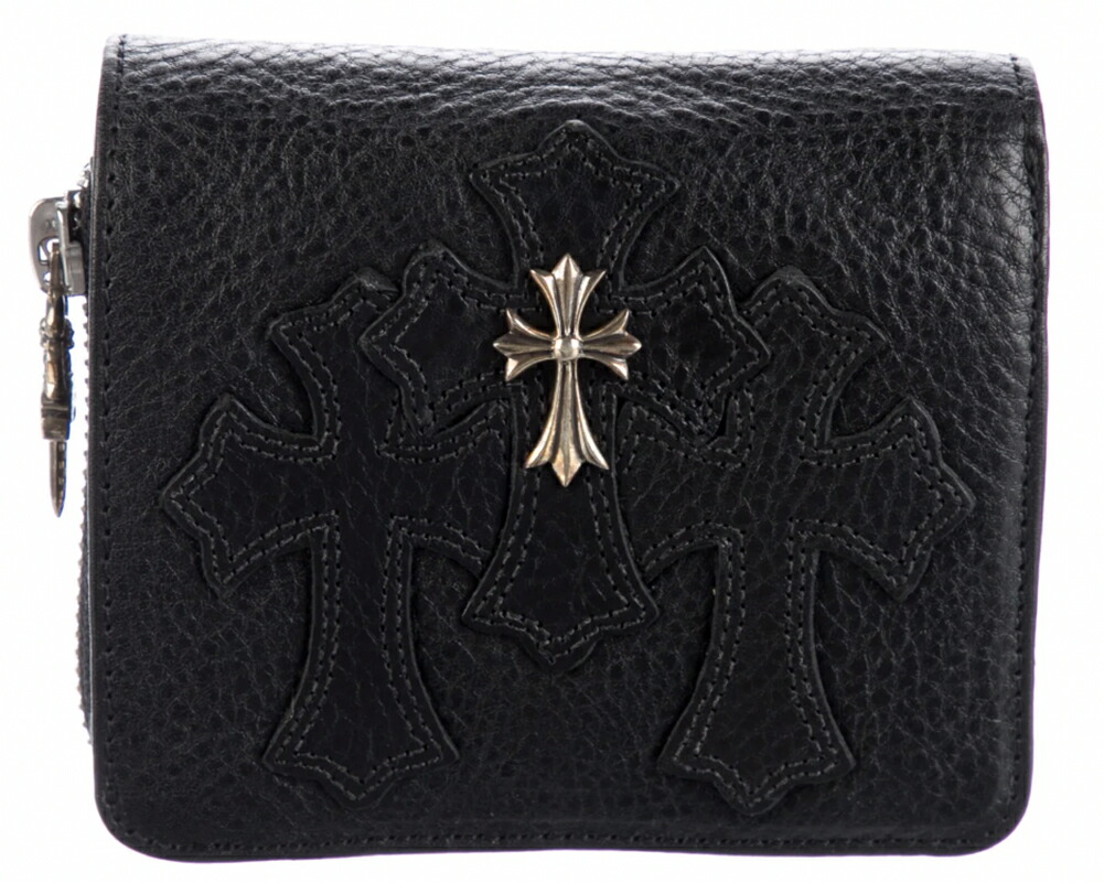 楽天市場】CHROME HEARTS MINI REC F ZIP WALLET W/CEMETERY CROSS