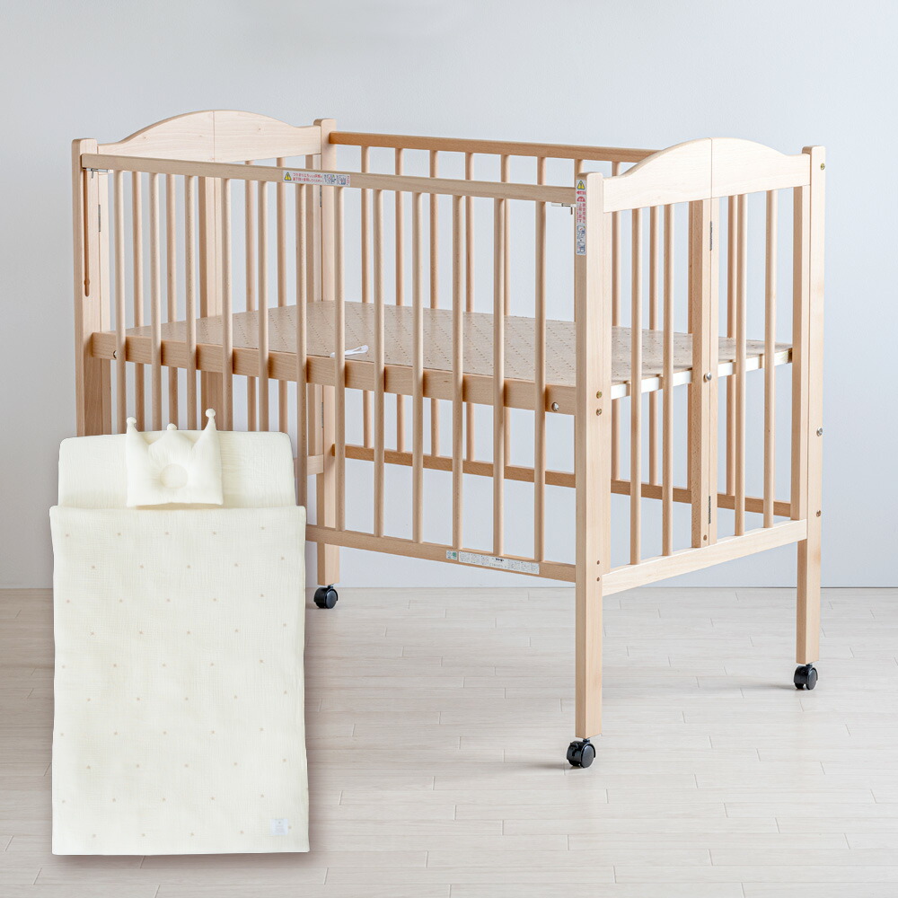 楽天市場】日本製 ベビーベッド 「ワンタッチハイベッド パル【B品