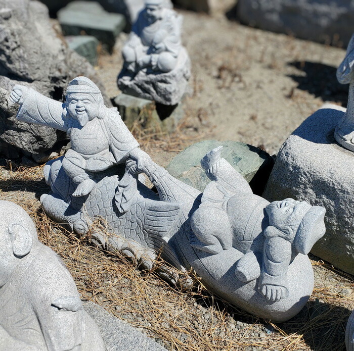 楽天市場】【重量物商品】【営業所止め】縁起の良い恵比寿さん＆布袋