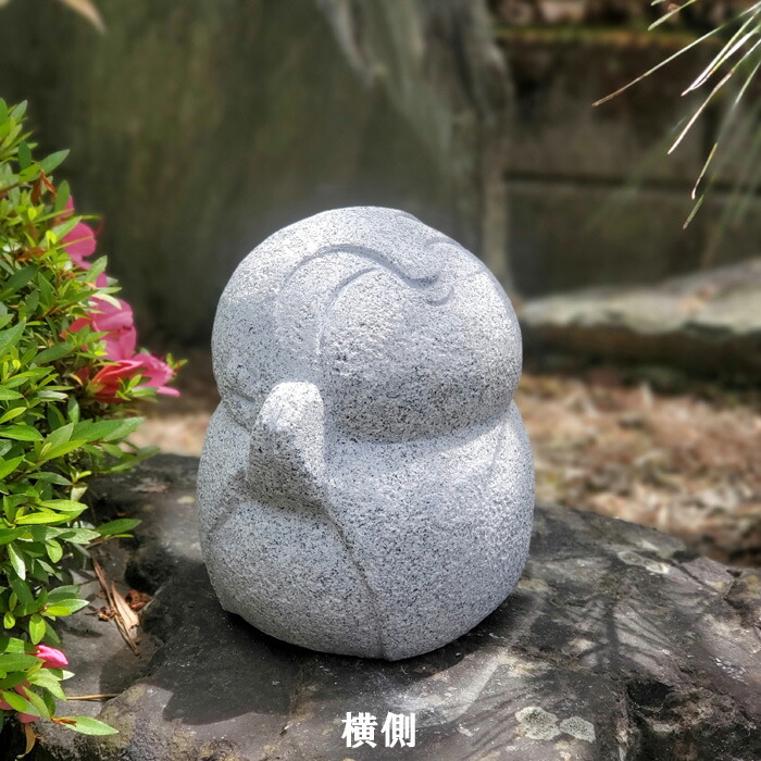楽天市場】【送料無料】【新商品】御影石で出来ただるま地蔵【お地蔵様