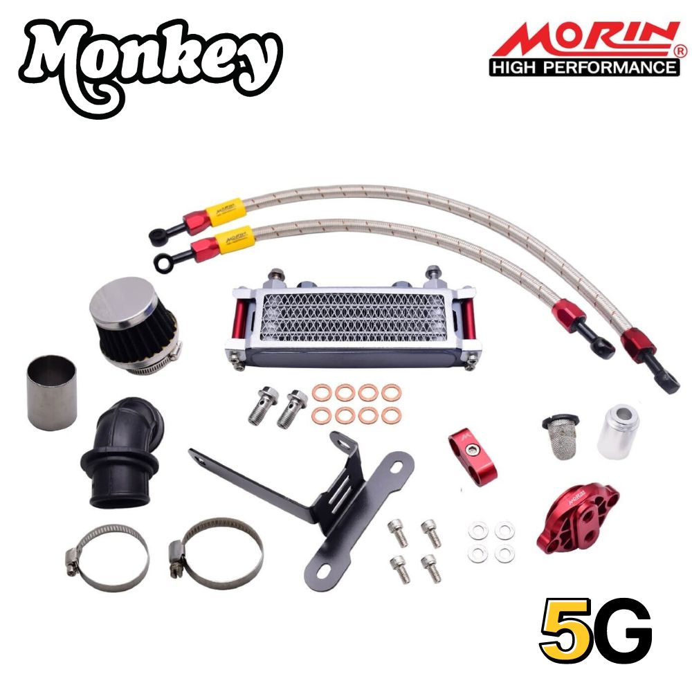 楽天市場】ホンダ 5速モンキー125用オイルクーラーキット/MORIN RACING