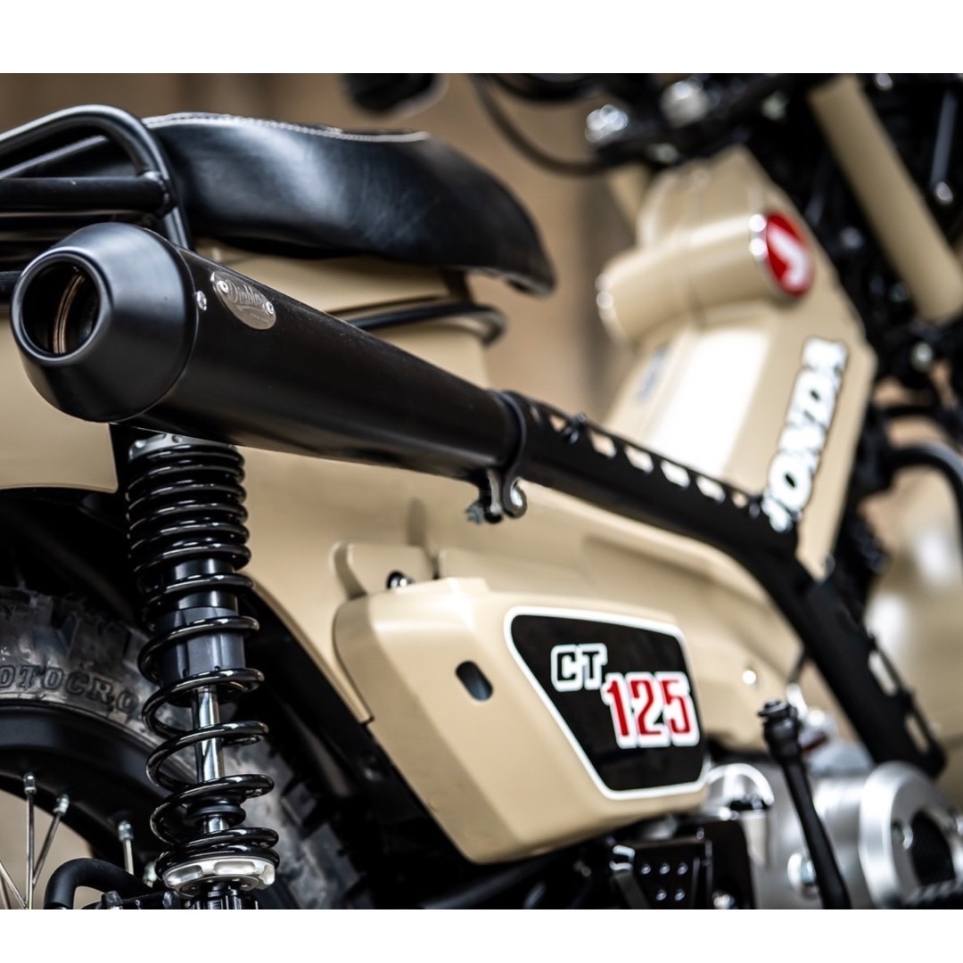 楽天市場】ホンダ ハンターカブ CT125 マフラー オールブラック CT13