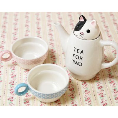楽天市場】かわいいティーフォーツー ポット＆カップセット ドッグ