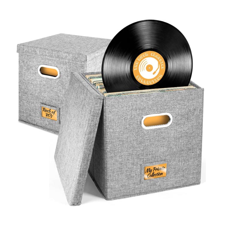 楽天市場】12インチ レコードケース レコードボックス ビニール