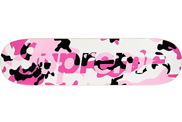 楽天市場】SUPREME CAMO LOGO SKATEBOARD PINKSupreme シュプリーム