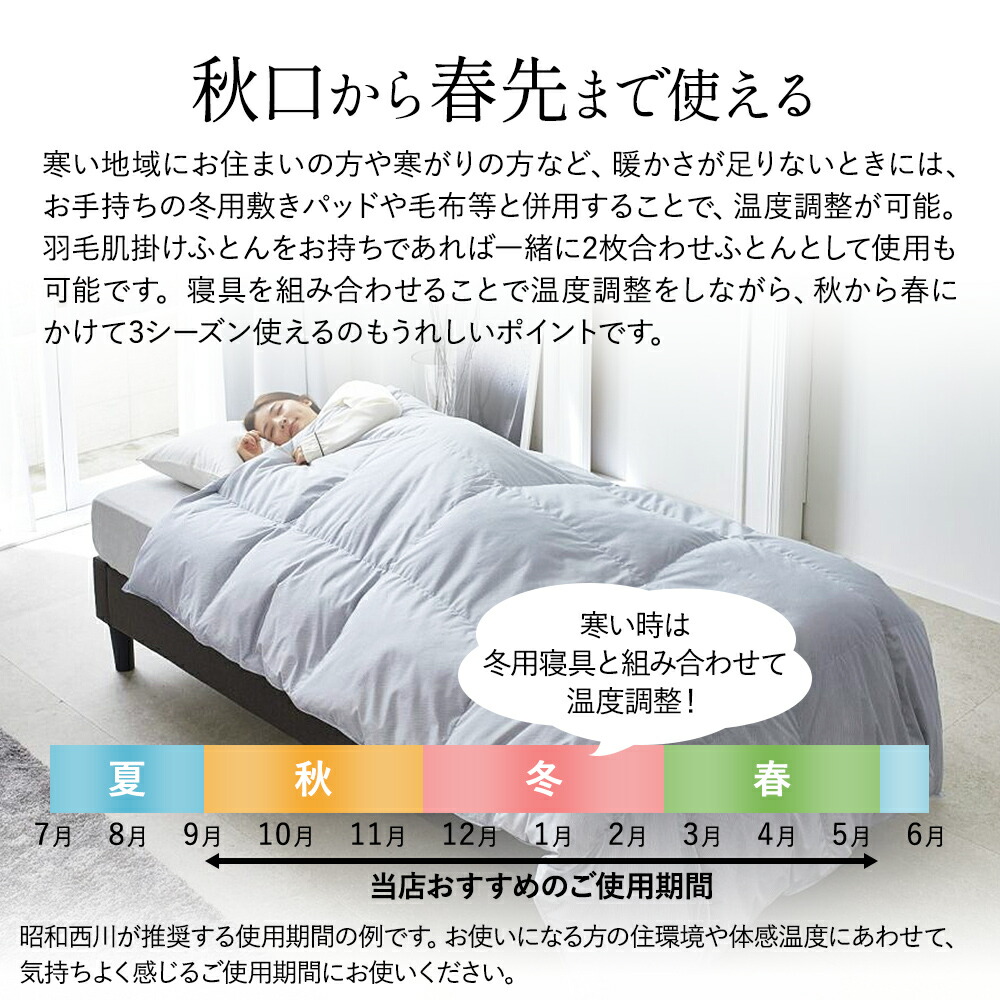 楽天市場】【12%OFF ※2/26 10:00~3/11 01:59】羽毛布団 シングル 合