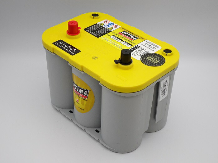 楽天市場】オプティマバッテリー【OPTIMA】イエロートップ D1000S / YT