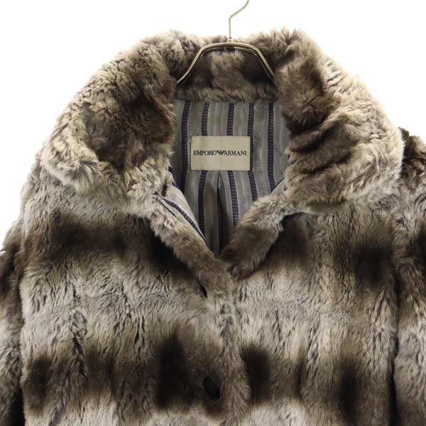 楽天市場】古着 Emporio Armani エンポリオアルマーニ フェイクファー