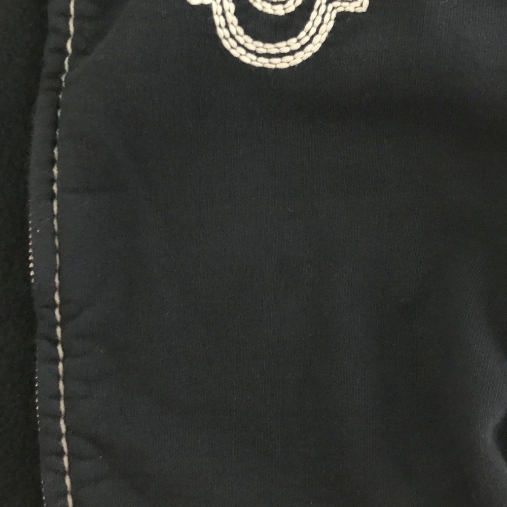 楽天市場】トゥルーレリジョン ステッチ刺繍 長袖 ジップパーカー S