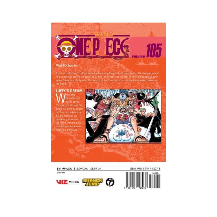 楽天市場】【洋書】ワンピース 105巻 [尾田栄一郎］One Piece, Vol