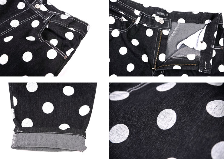 楽天市場】【送料無料楽天サルエルランキング1位】デニムドット