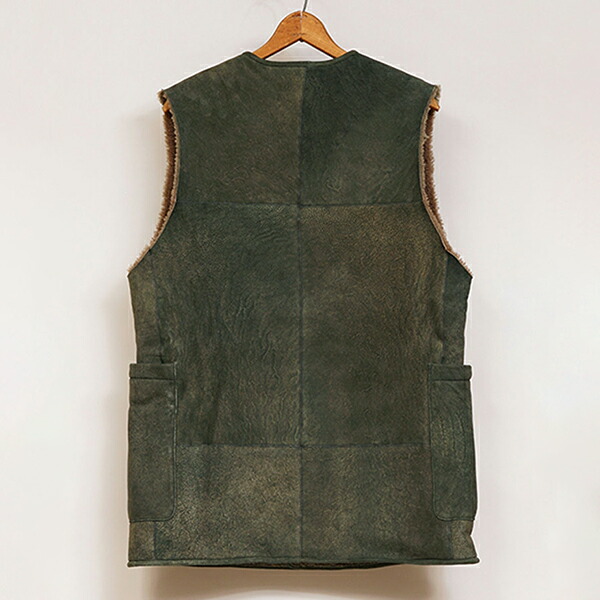 楽天市場】ナイジェル・ケーボン SHEEPSKIN VEST GREEN NIGEL CABOURN