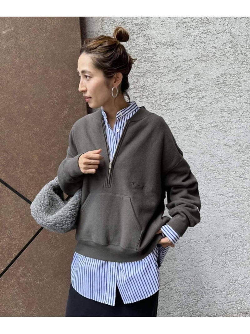 楽天市場】≪追加≫Champion/チャンピオン 別注ハーフZIPリバース