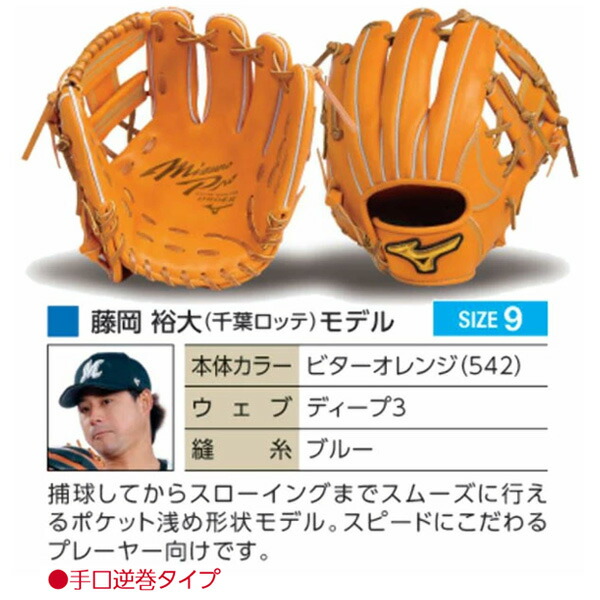 楽天市場】ミズノプロ オーダーグラブ 軟式グローブ 基本モデル 藤岡裕