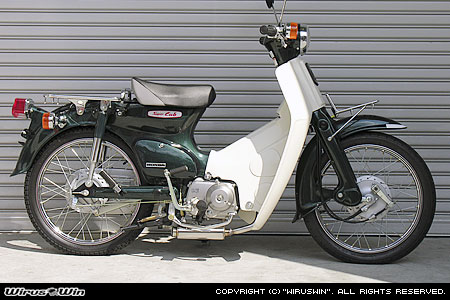 楽天市場】WirusWin カブ90 ロッドダウンショート マフラー