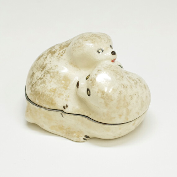 楽天市場】【名品茶道具 / 茶道具 / 香合】 干支 犬香合 井口海仙書付