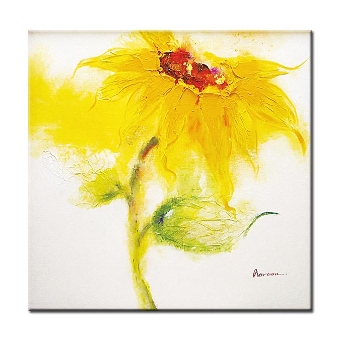 楽天市場】ひまわり 向日葵 の絵 絵画 70cmサイズ サンフラワー