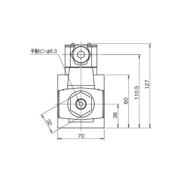 ダイキン(DAIKIN) 電磁操作弁 KSO-G03-4CB-20-N 1PC
