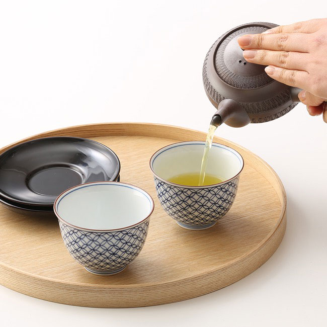 楽天市場】湯呑み茶碗 湯呑茶碗 190ml【5点セット】「 たち吉 染付七宝