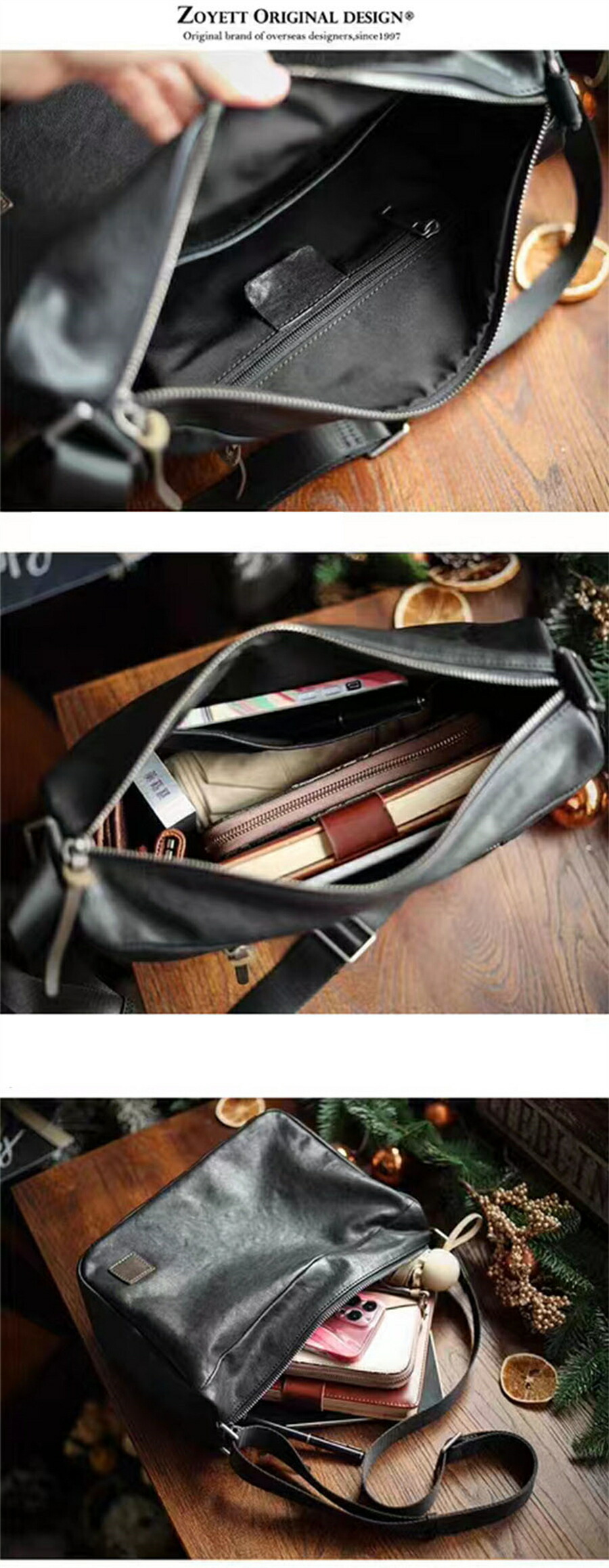 楽天市場】本革 メンズ ショルダーバッグ ブランド 男性用 牛革