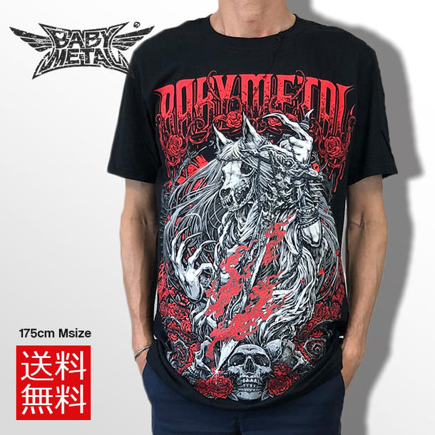 楽天市場】BABYMETAL ベビーメタル Tシャツ ローズ・ウルフ 2018 WORLD