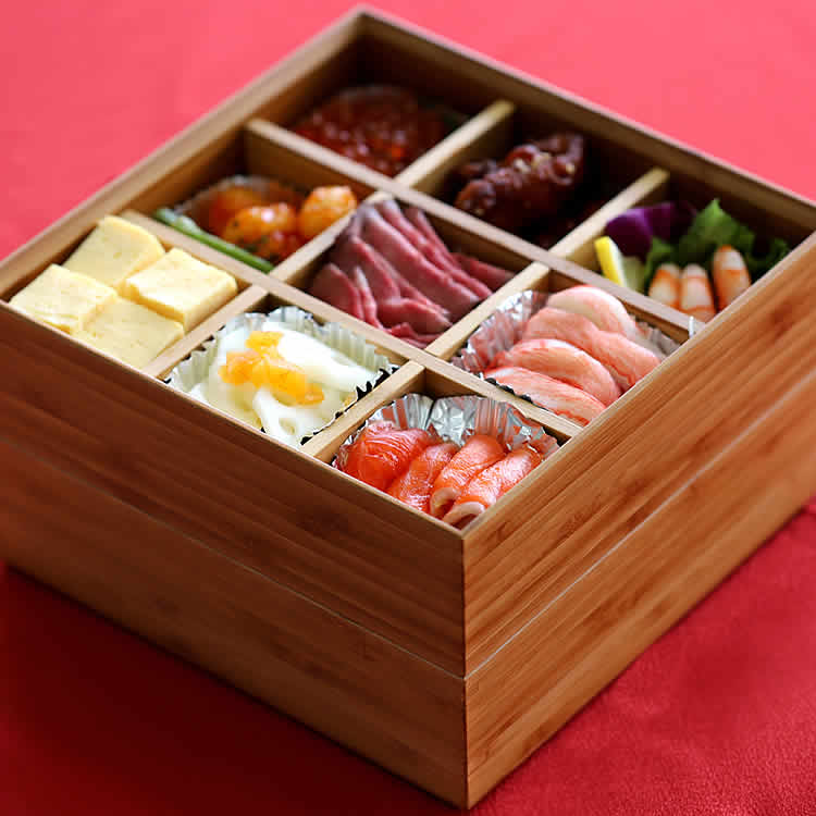 重箱/琉球漆器 丸型二段重箱(箱入り未使用品) 松竹梅 Yahoo