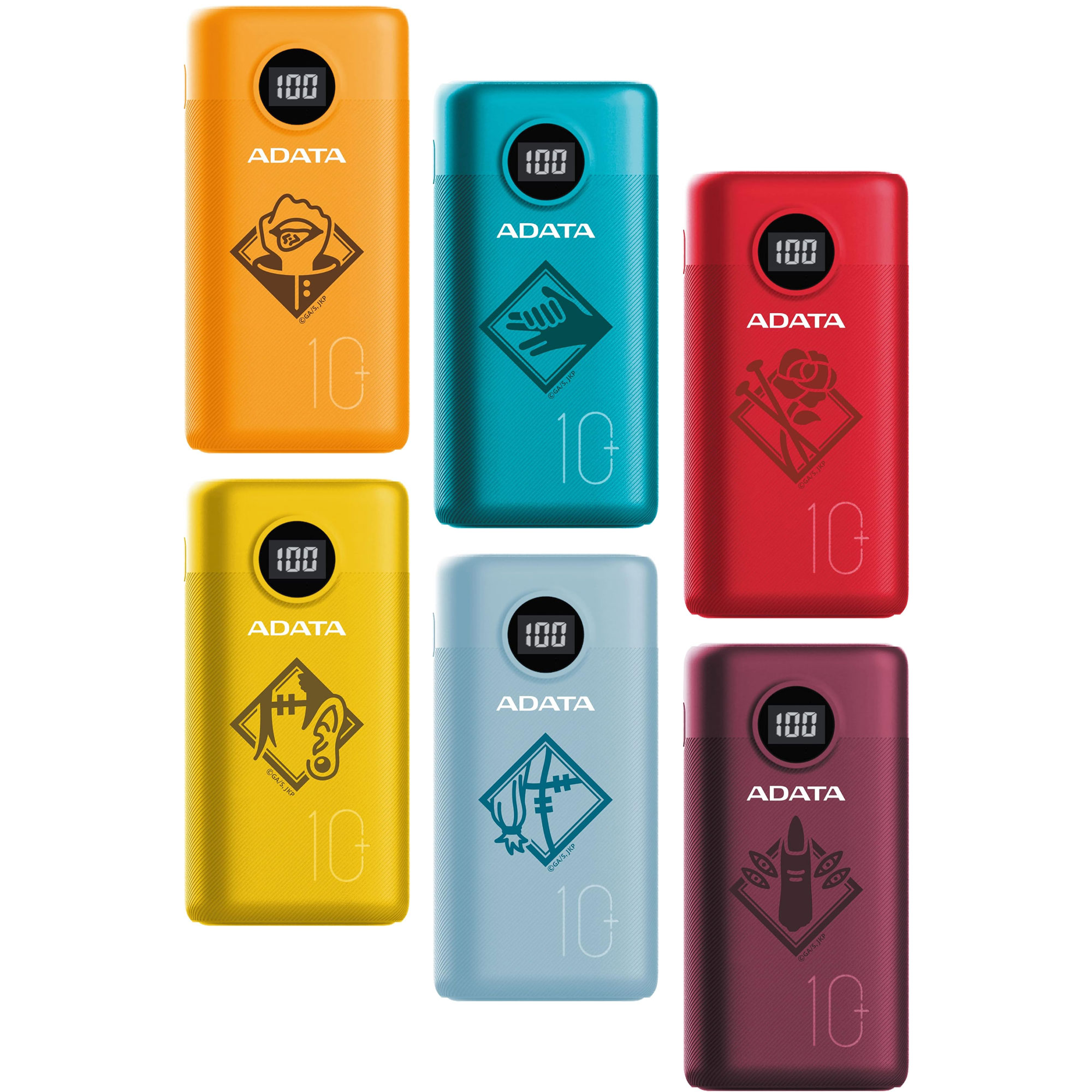 楽天市場】【在庫限り】ADATA 呪術廻戦 モバイルバッテリー 10000mAh