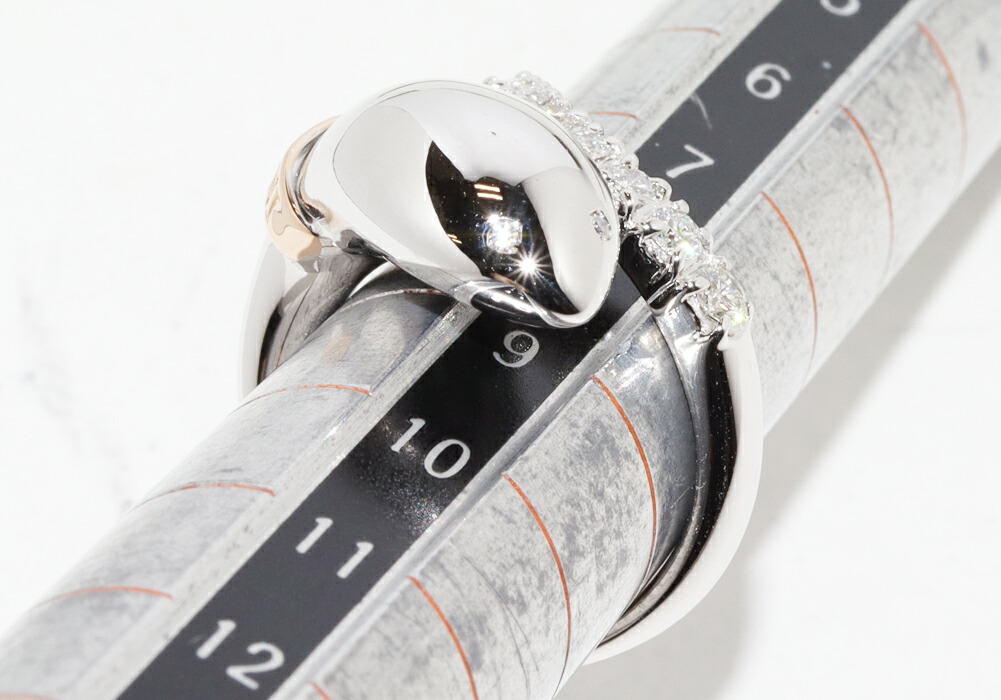 楽天市場】ダミアーニ 指輪 K18WG K18PG ダイヤ9P インフィニート