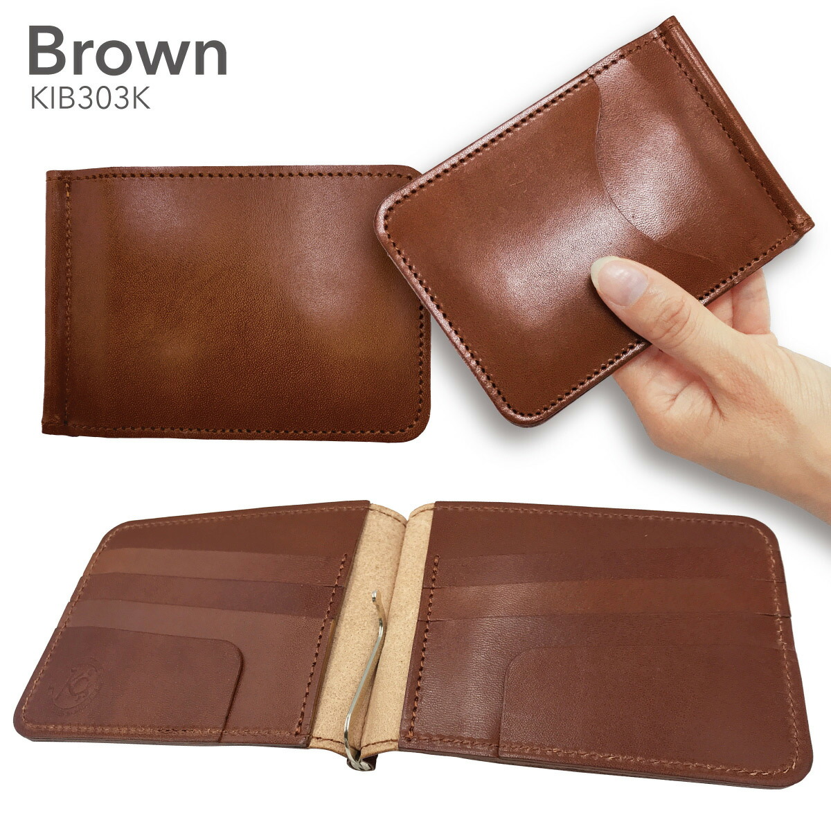 楽天市場】マネークリップ 財布 メンズ レディース 栃木レザー 牛革 革