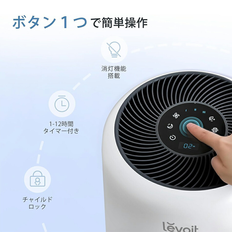 楽天市場】空気清浄機 levoit レボイト 脱臭 花粉 ペット 除菌 タバコ