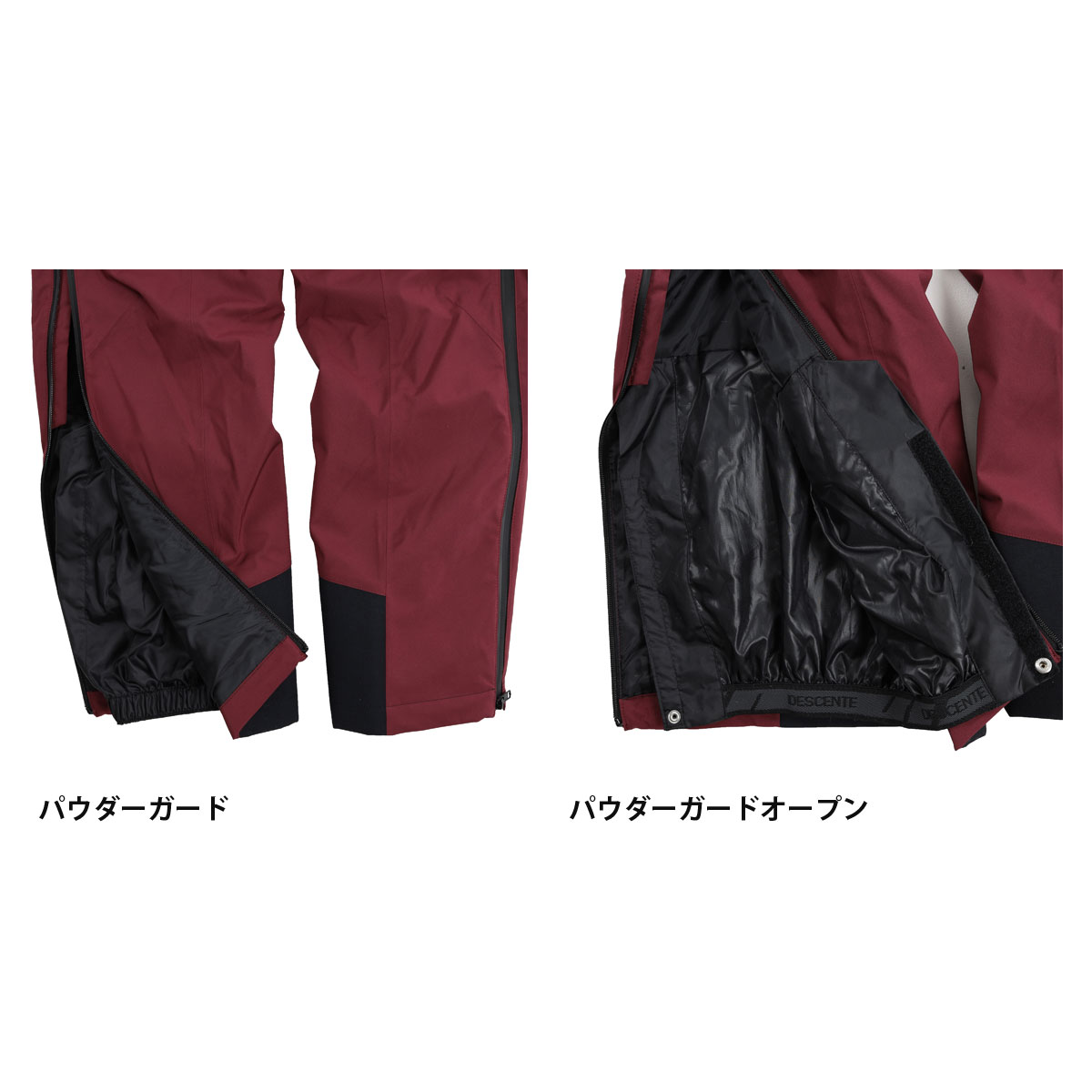楽天市場】スキーウェア スキーパンツ デサント パンツ DESCENTE ビブ
