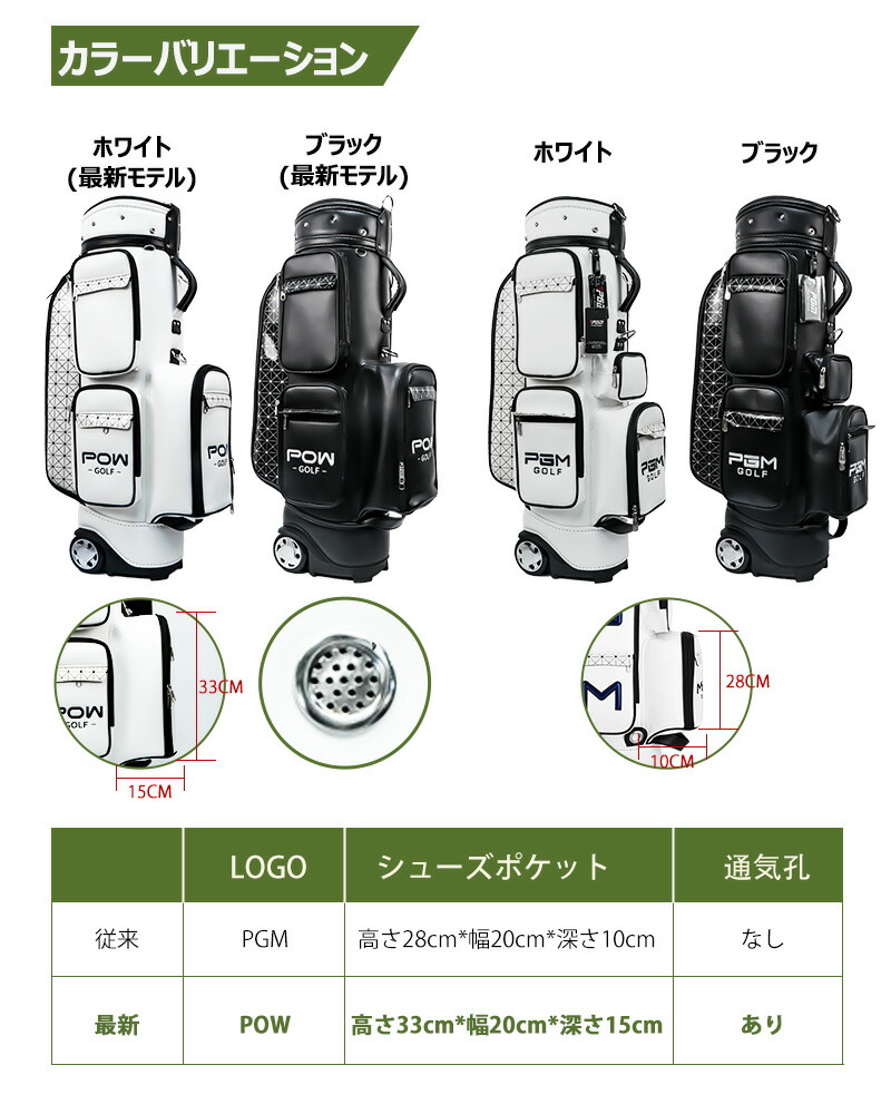 楽天市場】【15%OFFクーポン＆P5倍UP】キャディバッグ【キャスター付
