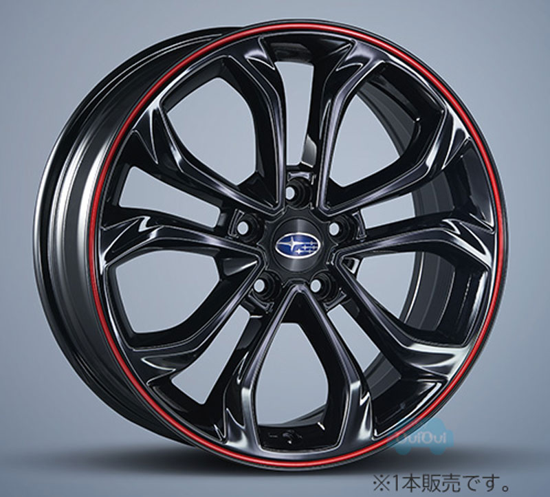 楽天市場】B3118VC100【スバル純正】アルミホイール 18インチ レッド※1
