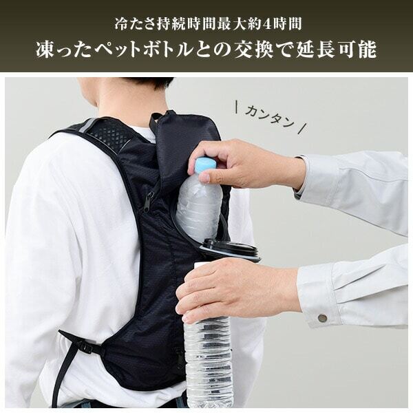 楽天市場】山善 水冷ベストPRO ダイレクトクール DC-B02S(B) フル