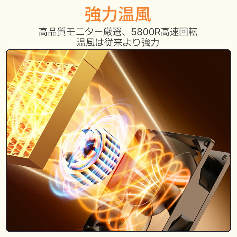 楽天市場】ファンヒーター セラミックヒーター LCD表示 暖炉調 2024年