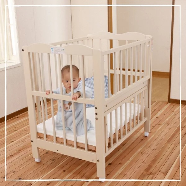 楽天市場】【代引不可】ベビーベッド ミニ アン キンタロー キャスター