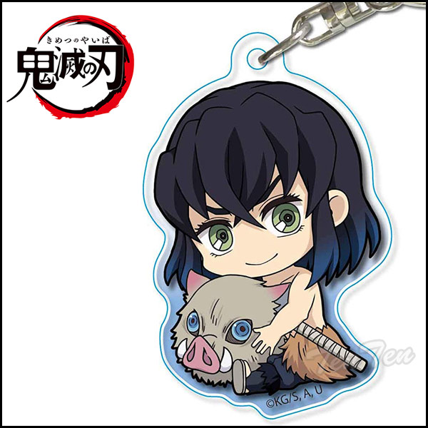 楽天市場】鬼滅の刃 ぎゅぎゅっとアクリルキーホルダー 嘴平 伊之助