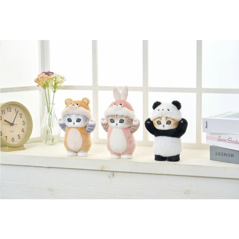 楽天市場】mofusand 着ぐるみにゃん ぬいぐるみ SS オオカミ 【即納品