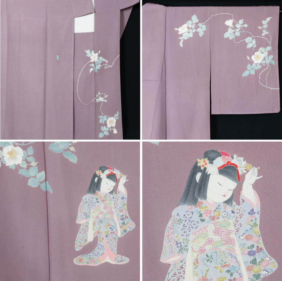 楽天市場】【特選逸品】初代 由水十久 本加賀友禅 訪問着 未使用品