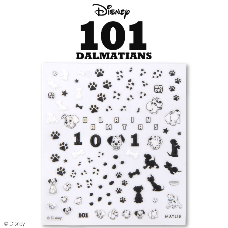 楽天市場】『101匹わんちゃん』 ネイルパーツシール サンキュー