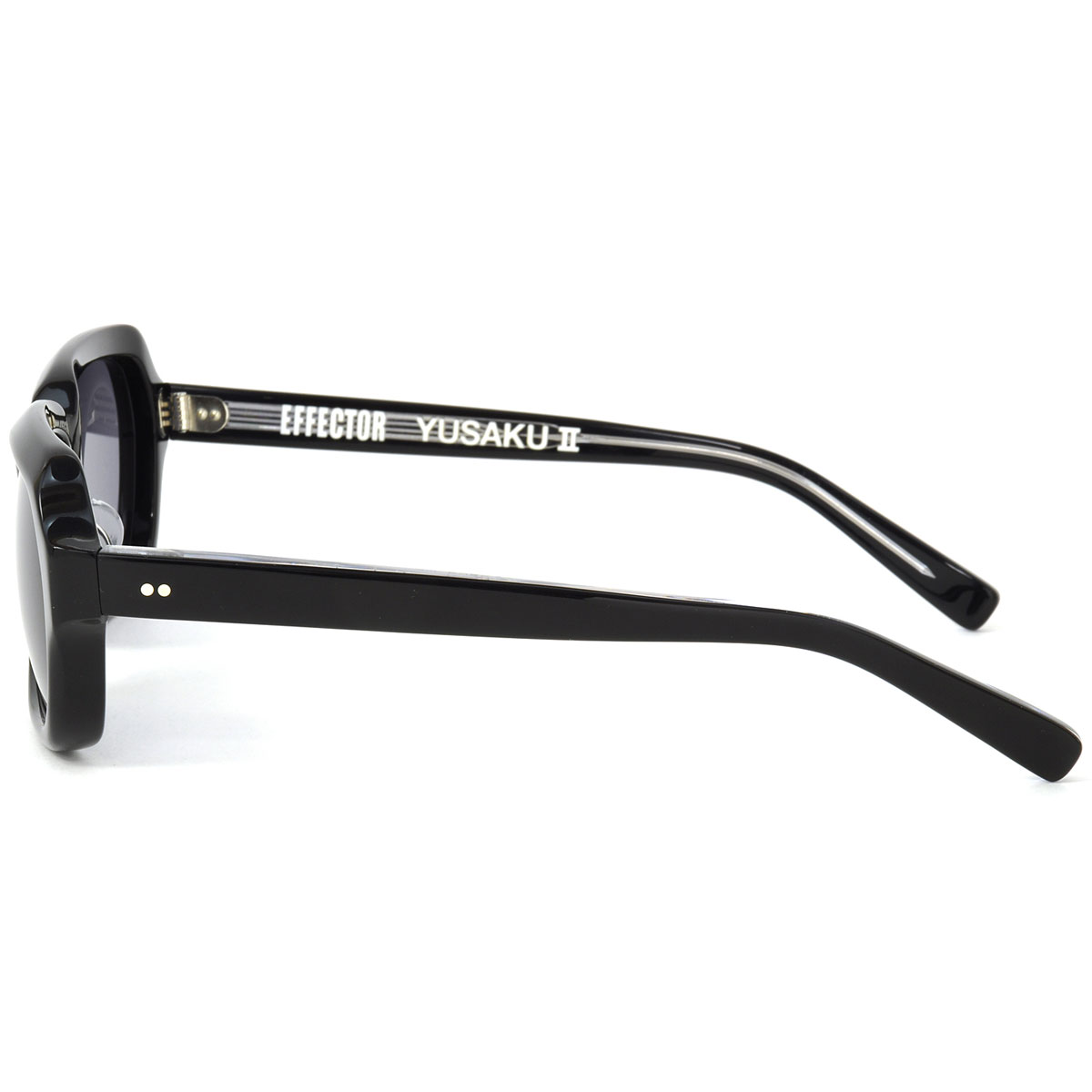 楽天市場】エフェクター メガネ YUSAKU2 BK 57サイズ サングラス仕様