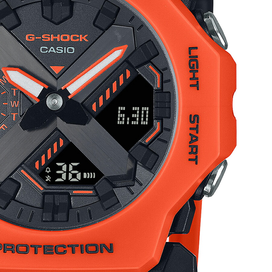 楽天市場】G-SHOCK GA-2300シリーズ オレンジ GA-2300FL-4AJF メンズ