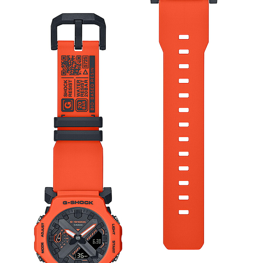 楽天市場】G-SHOCK GA-2300シリーズ オレンジ GA-2300FL-4AJF メンズ