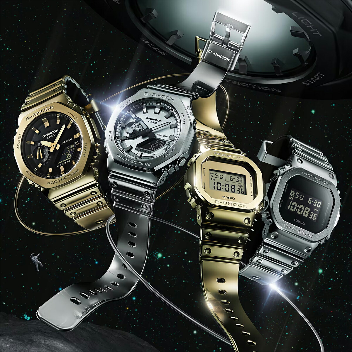 楽天市場】G-SHOCK メタルカバード ファインメタリックシリーズ